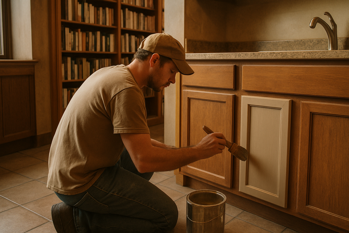 cabinet painting